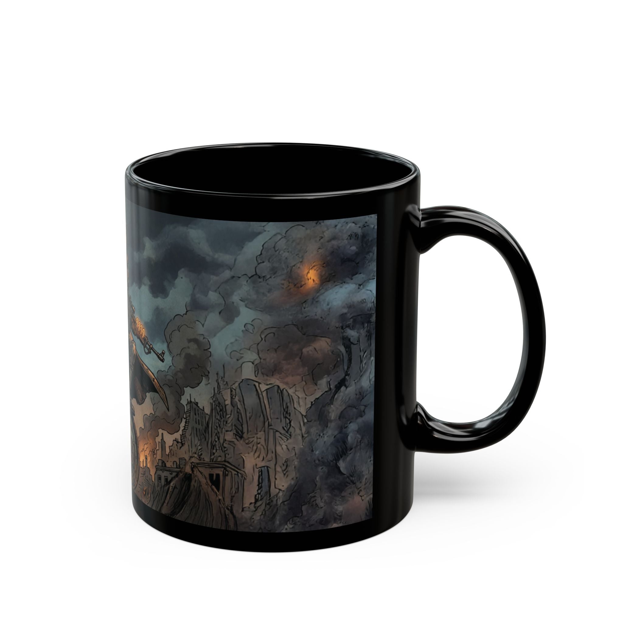 Black Mug — Steampunk Pilot (11oz & 15oz)