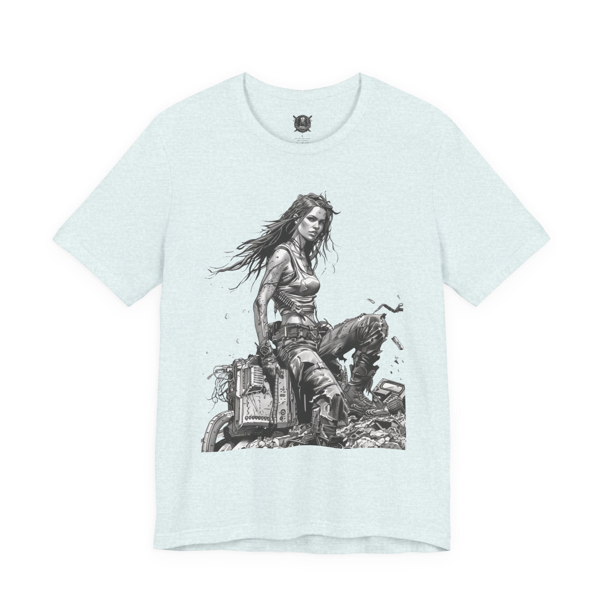 Graphic Tee — Cyberpunk Wasteland Survivor