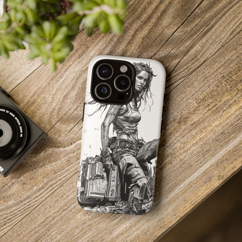 Tough Phone Case — Post-Apocalyptic Warrior