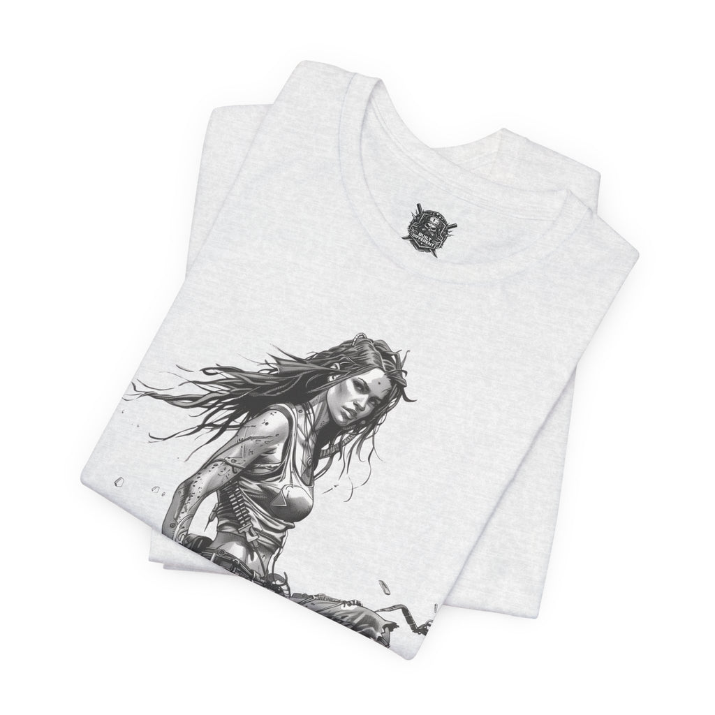 Graphic Tee — Cyberpunk Wasteland Survivor