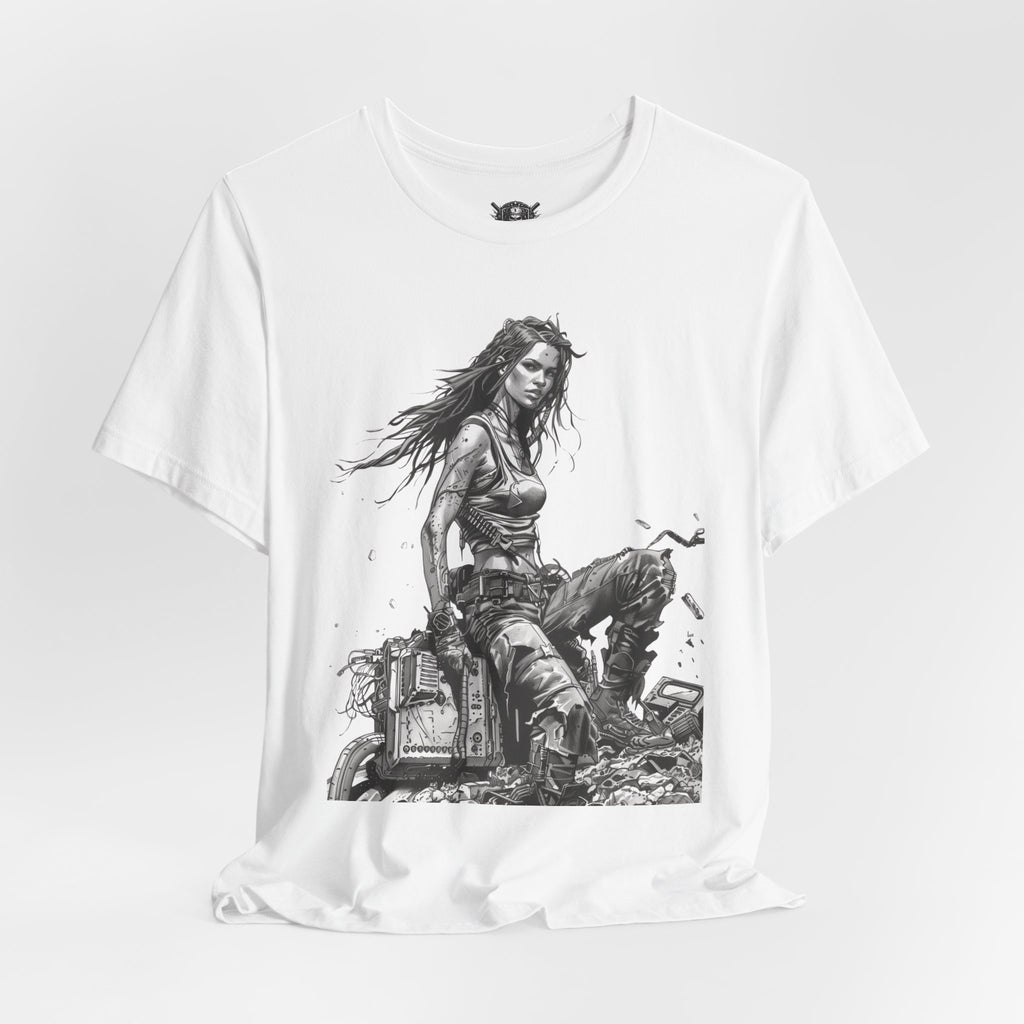 Graphic Tee — Cyberpunk Wasteland Survivor