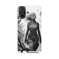 Phone Case — Warrior Art with Card Holder