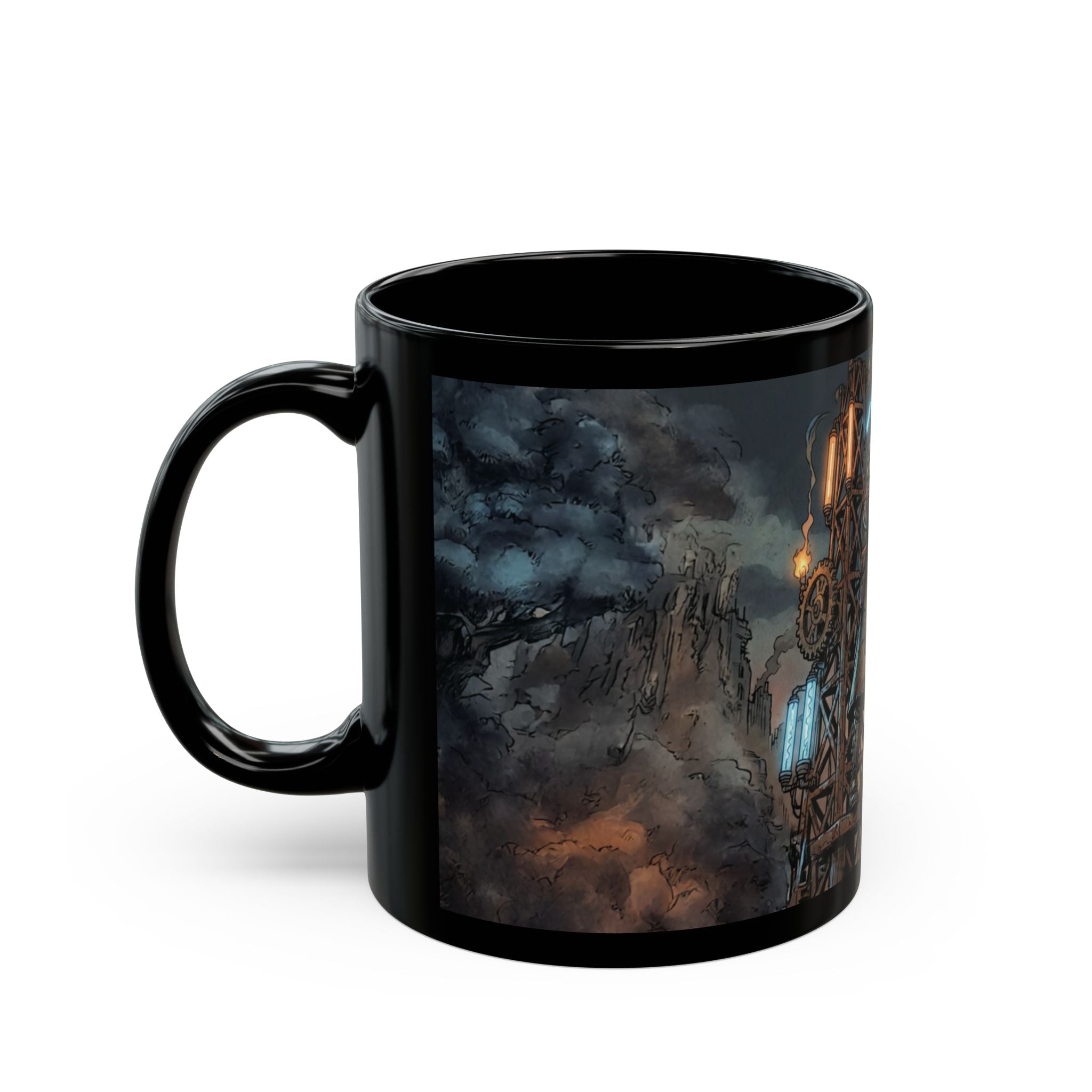 Black Mug — Steampunk Pilot (11oz & 15oz)