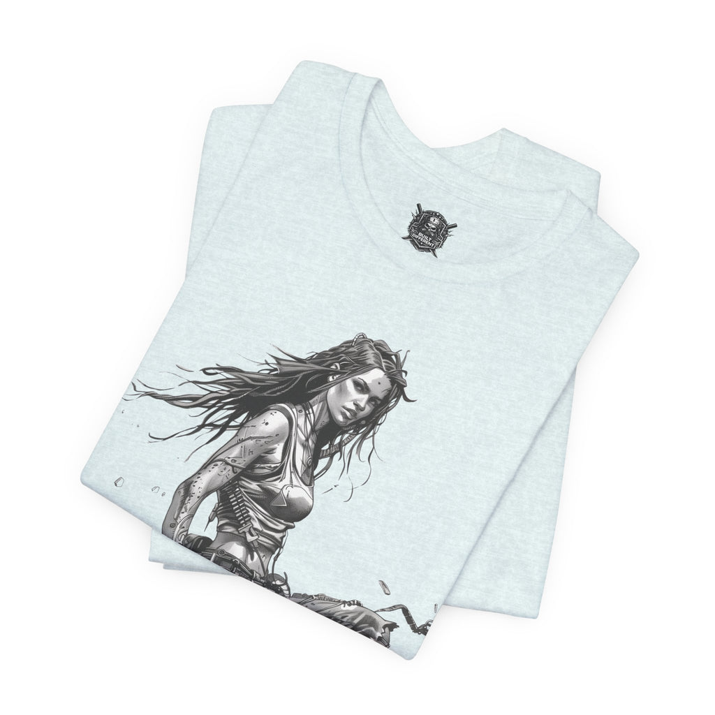 Graphic Tee — Cyberpunk Wasteland Survivor