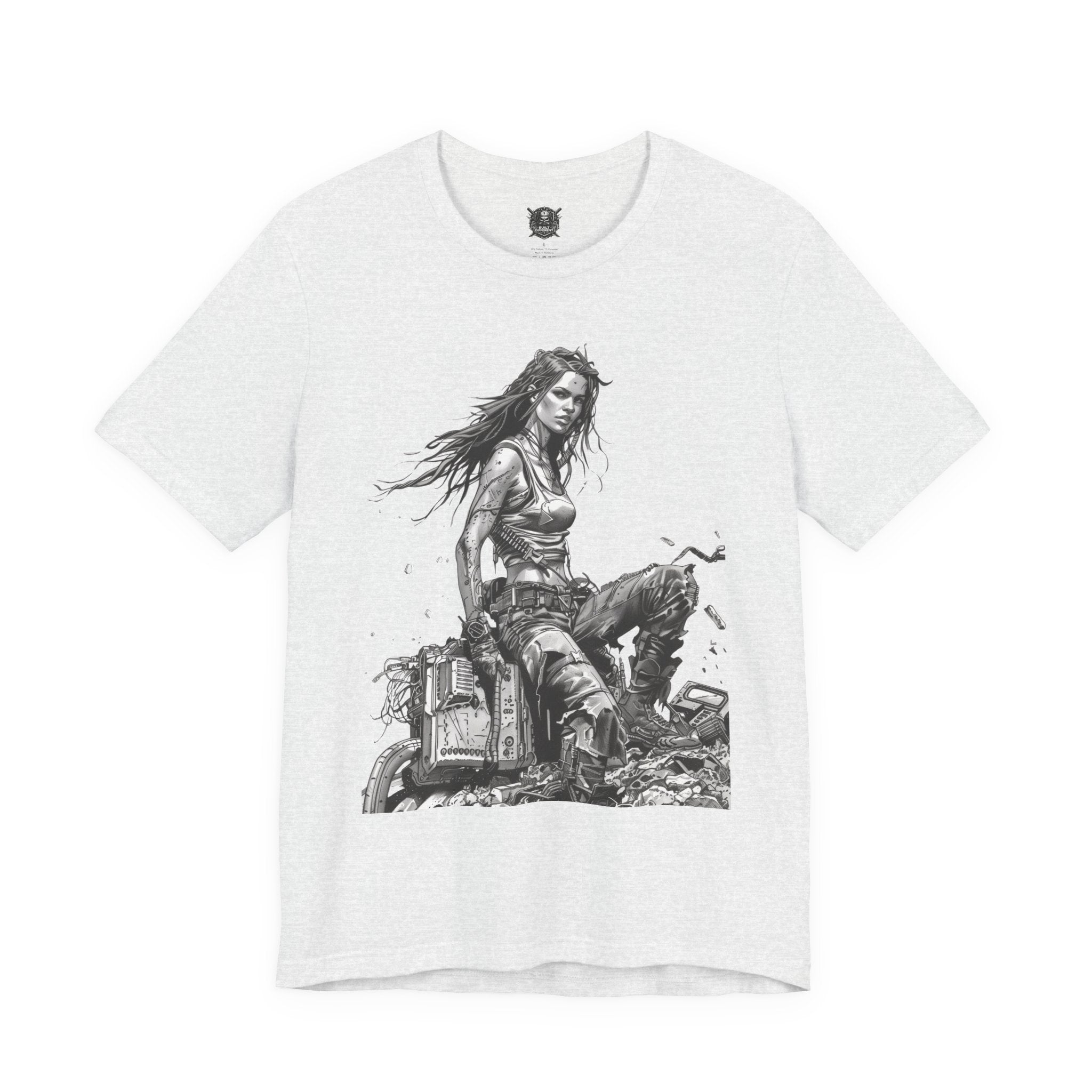 Graphic Tee — Cyberpunk Wasteland Survivor