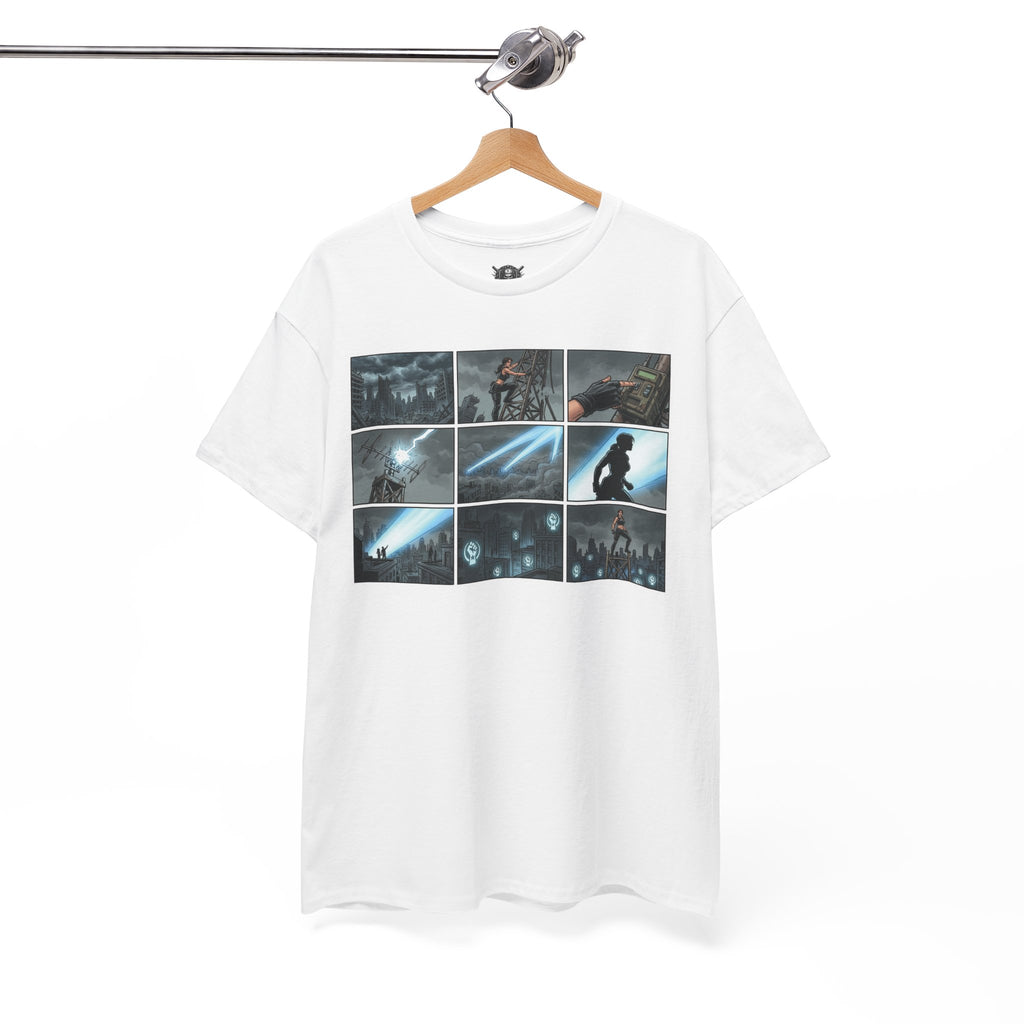 Gaming Montage T‑Shirt — Action Hero Collage Tee