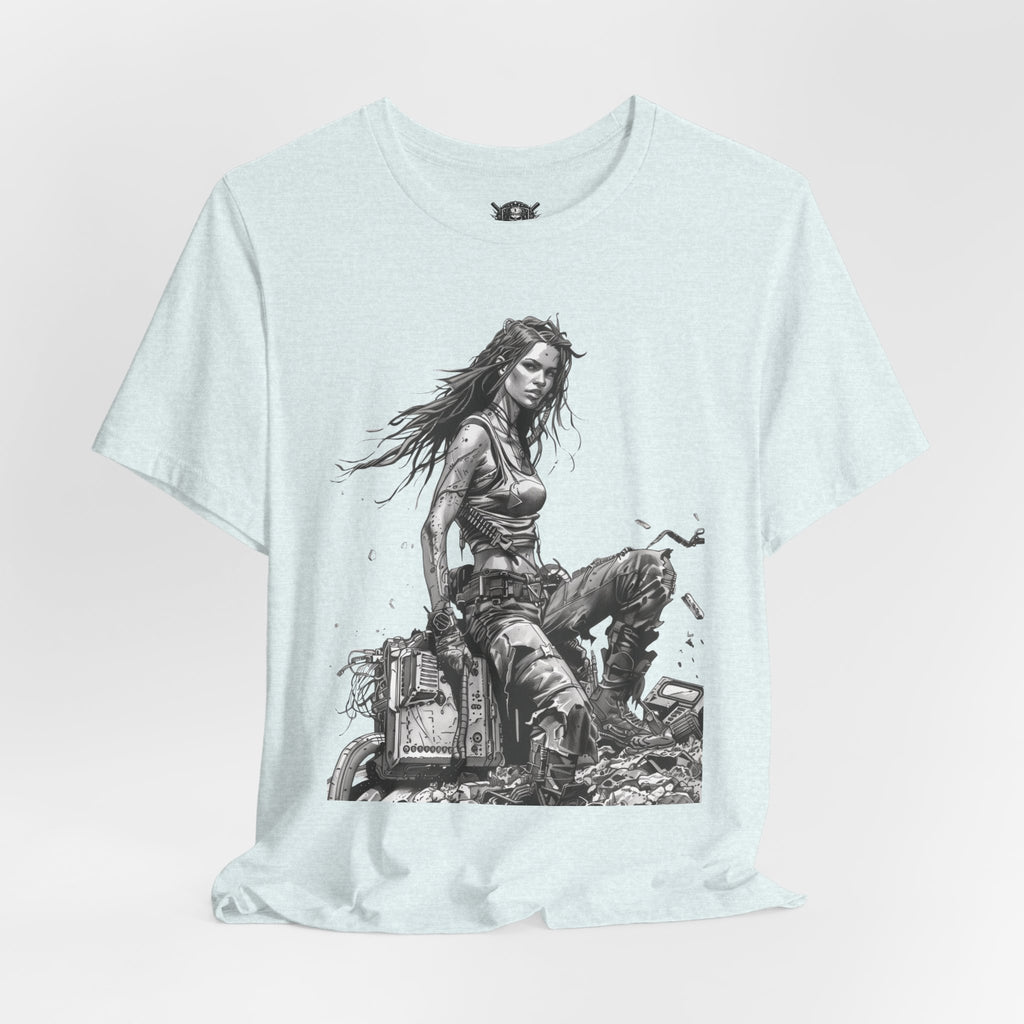 Graphic Tee — Cyberpunk Wasteland Survivor