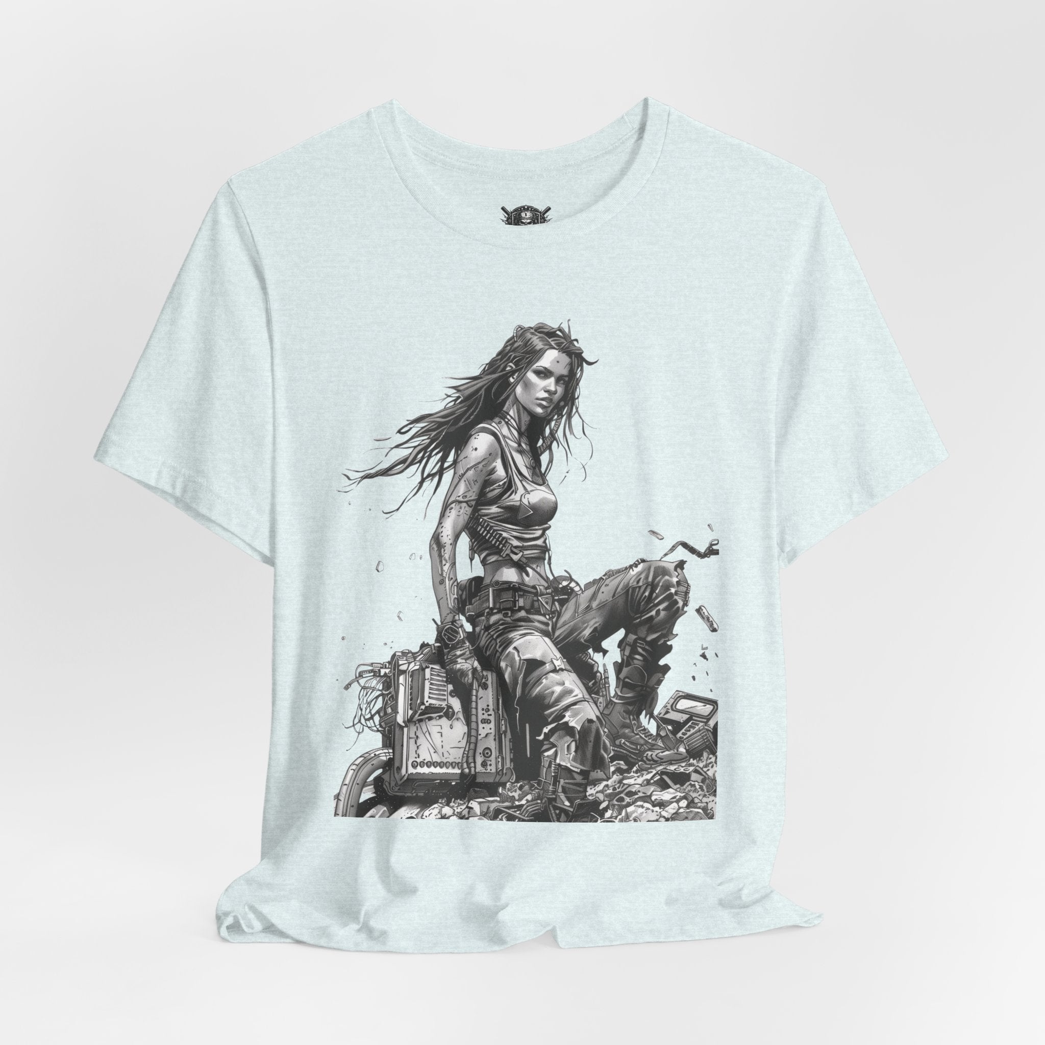 Graphic Tee — Cyberpunk Wasteland Survivor