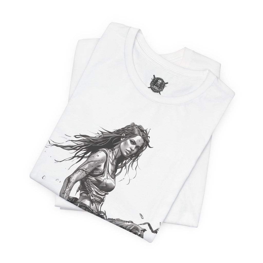 Graphic Tee — Cyberpunk Wasteland Survivor