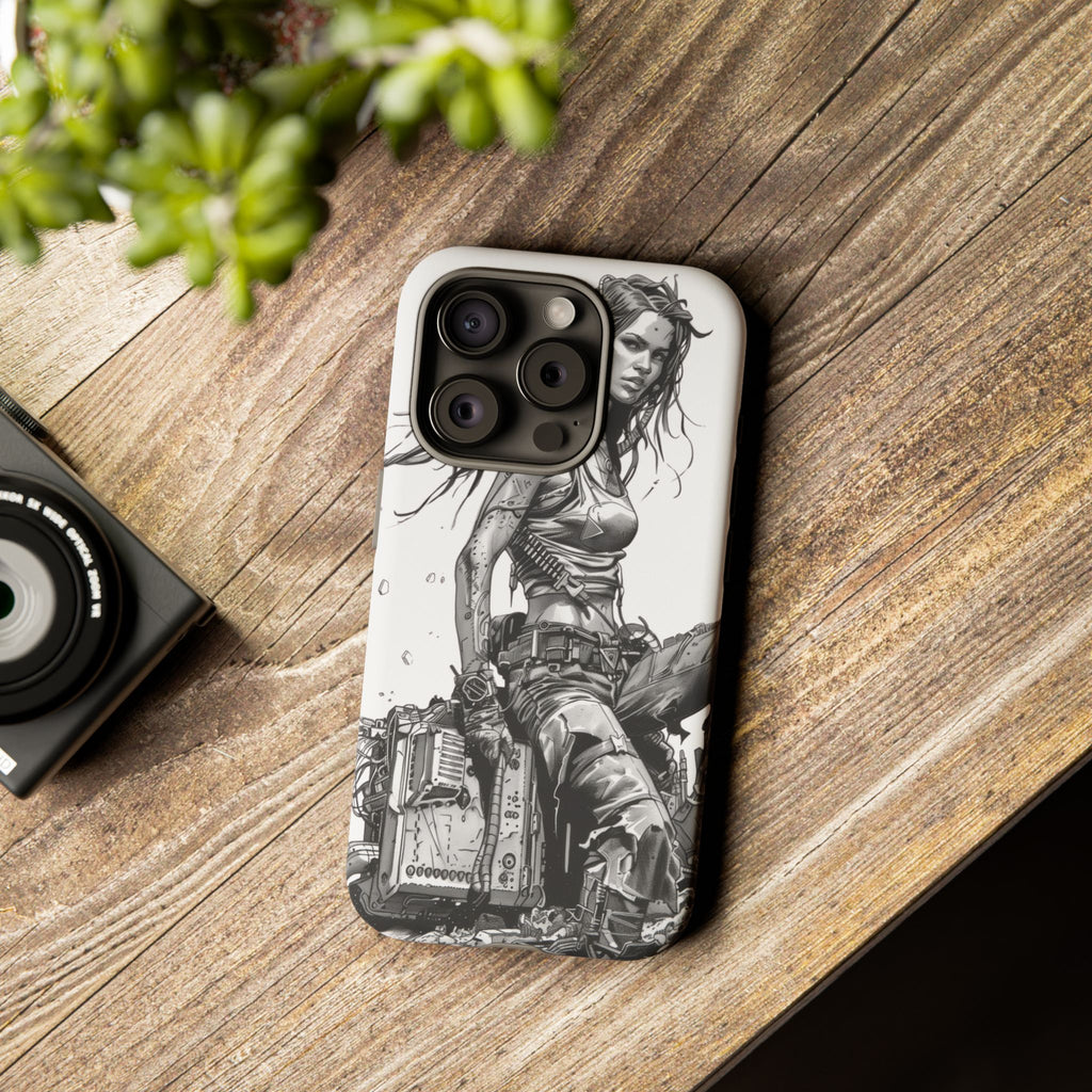 Tough Phone Case — Post-Apocalyptic Warrior