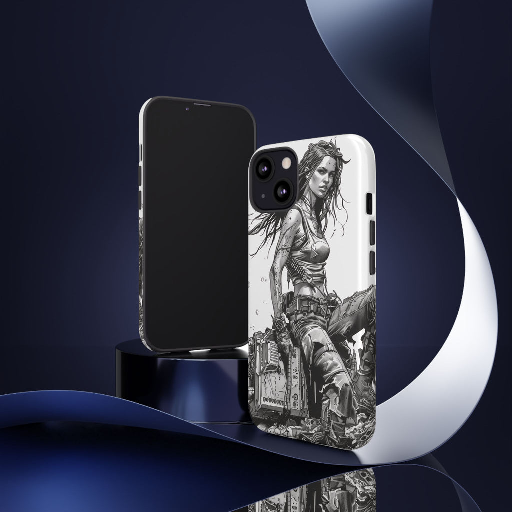 Tough Phone Case — Post-Apocalyptic Warrior