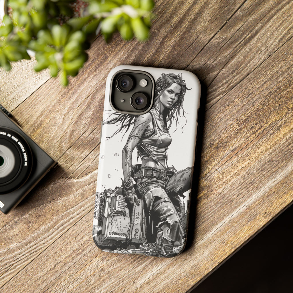 Tough Phone Case — Post-Apocalyptic Warrior