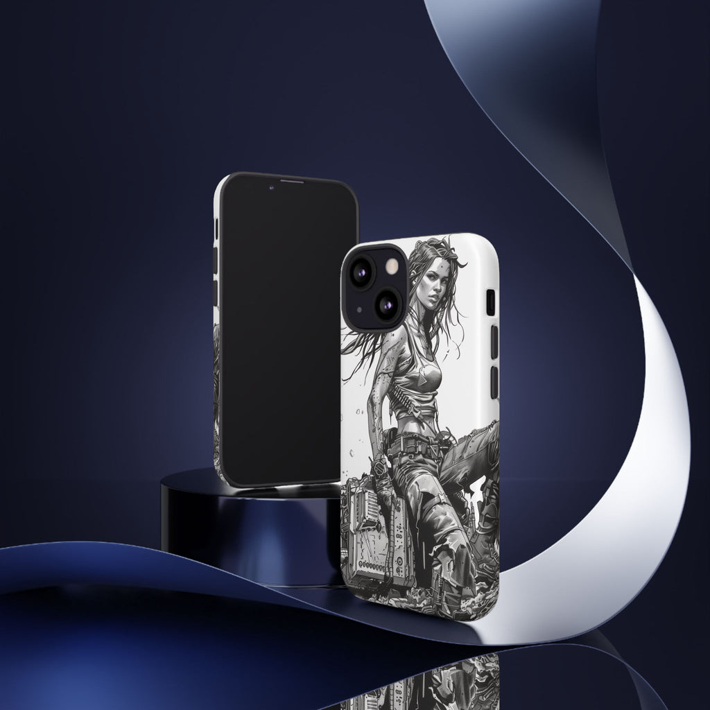 Tough Phone Case — Post-Apocalyptic Warrior