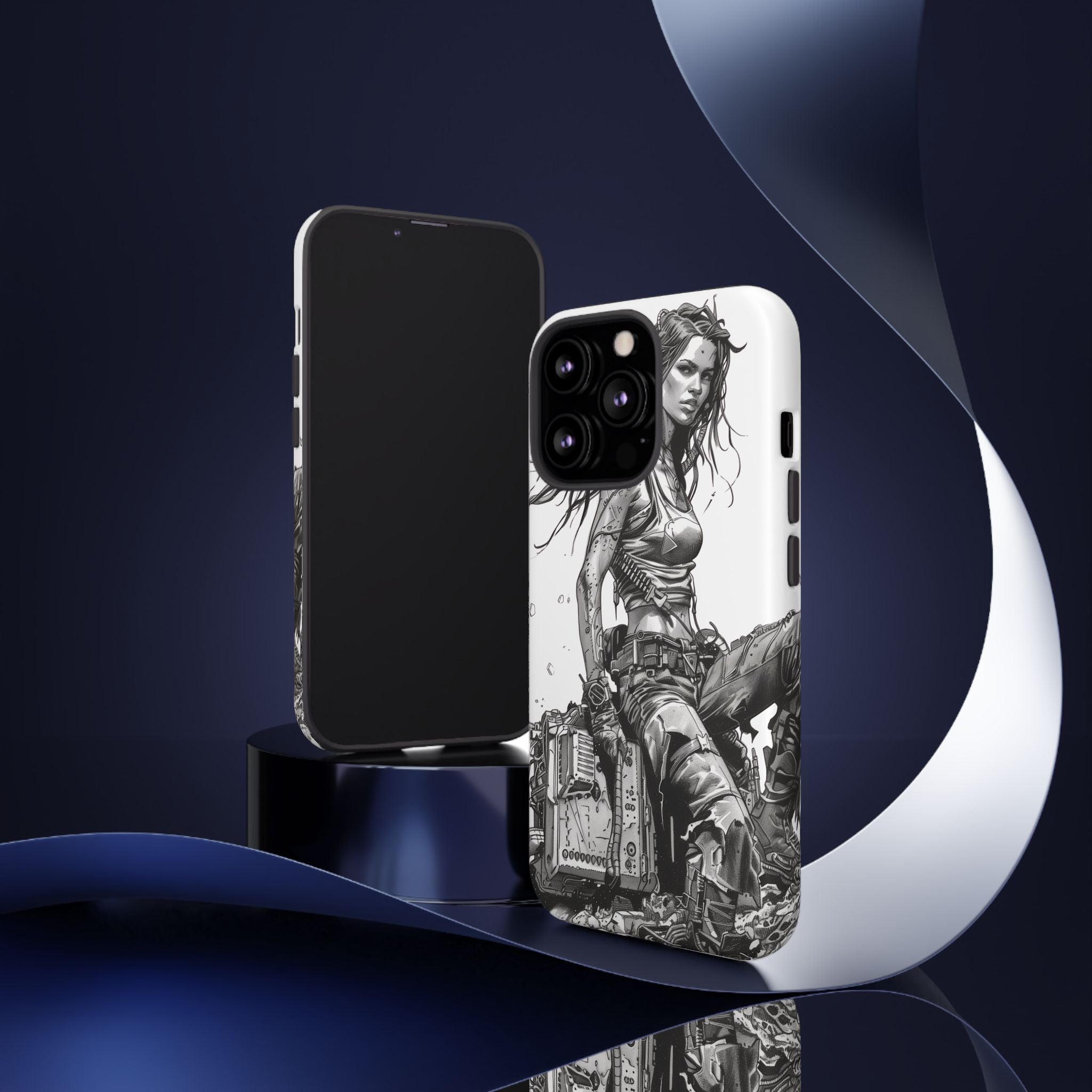 Tough Phone Case — Post-Apocalyptic Warrior