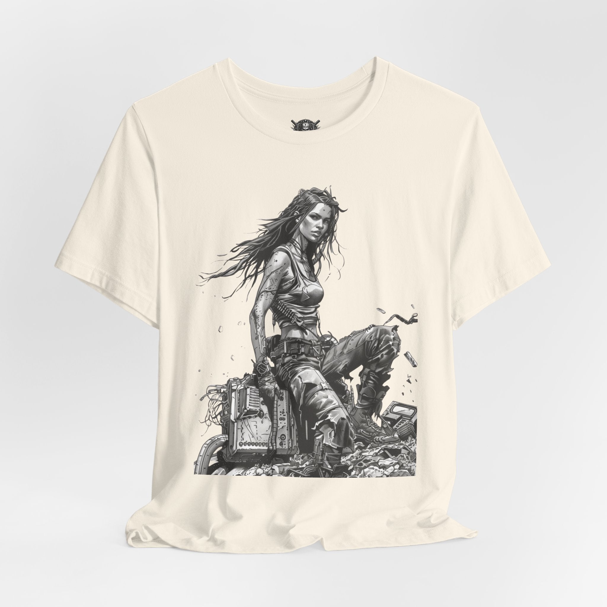 Graphic Tee — Cyberpunk Wasteland Survivor