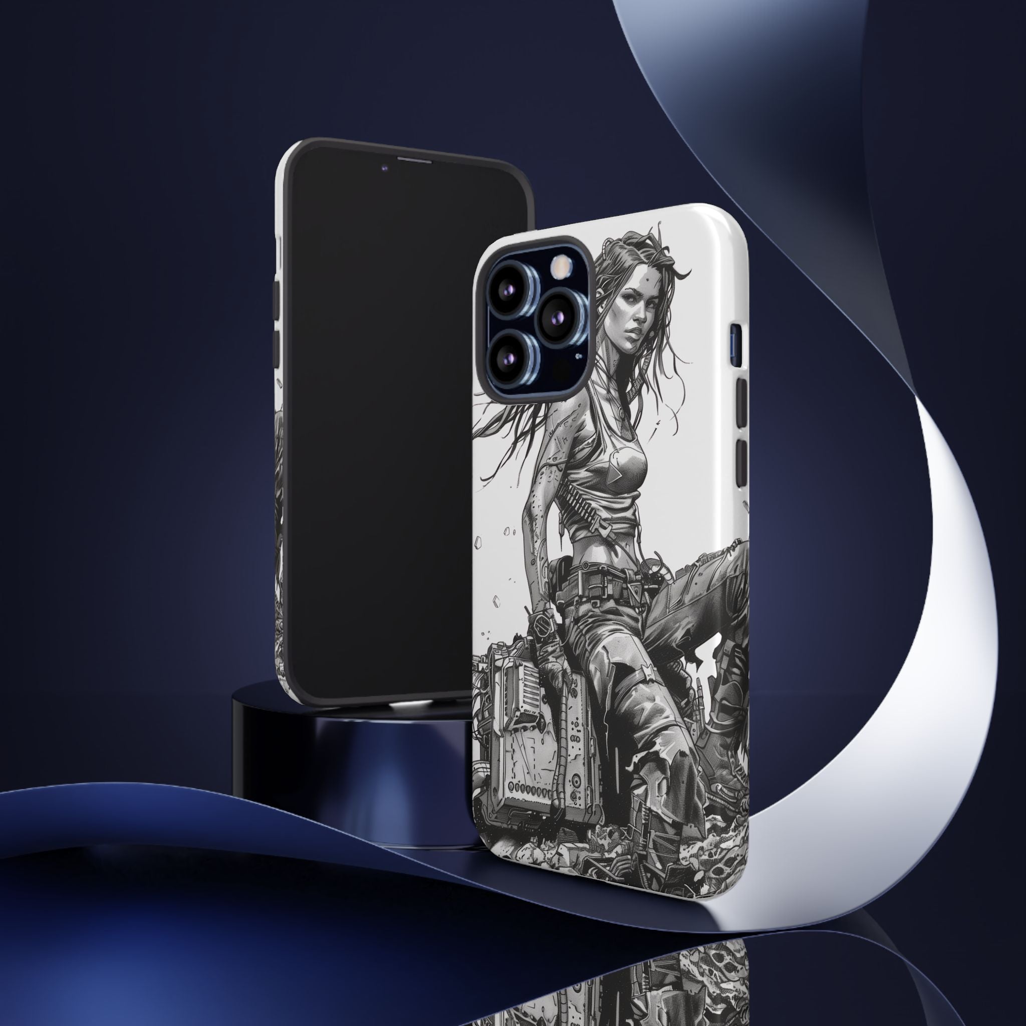 Tough Phone Case — Post-Apocalyptic Warrior