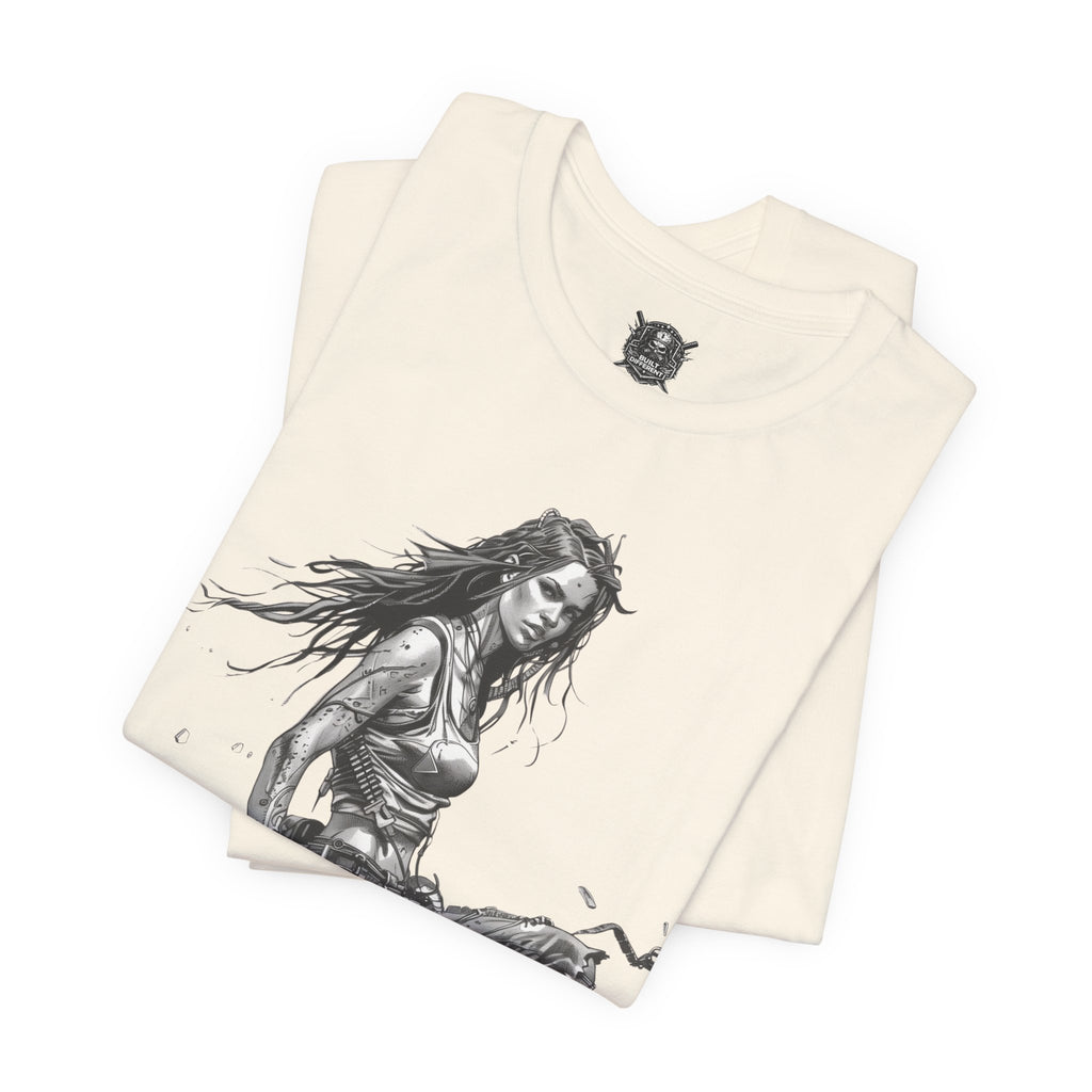 Graphic Tee — Cyberpunk Wasteland Survivor
