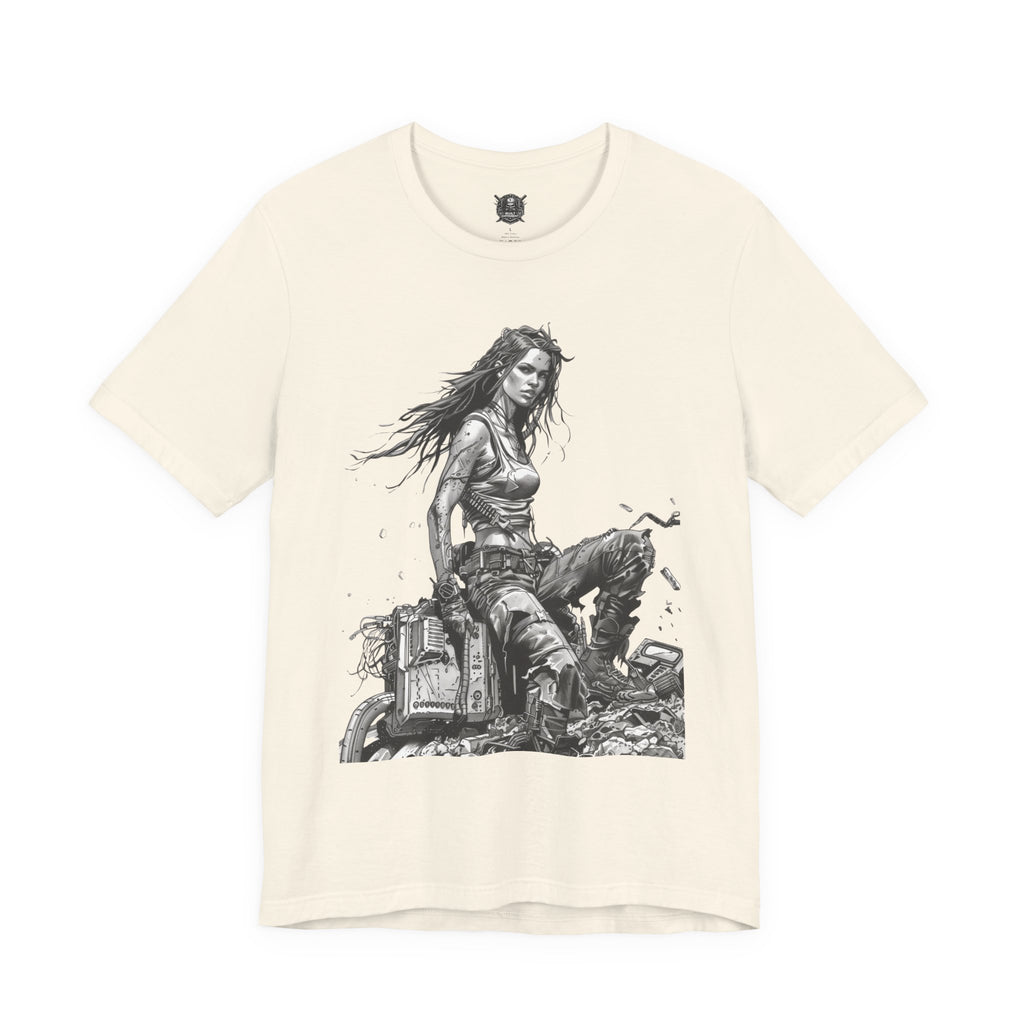 Graphic Tee — Cyberpunk Wasteland Survivor