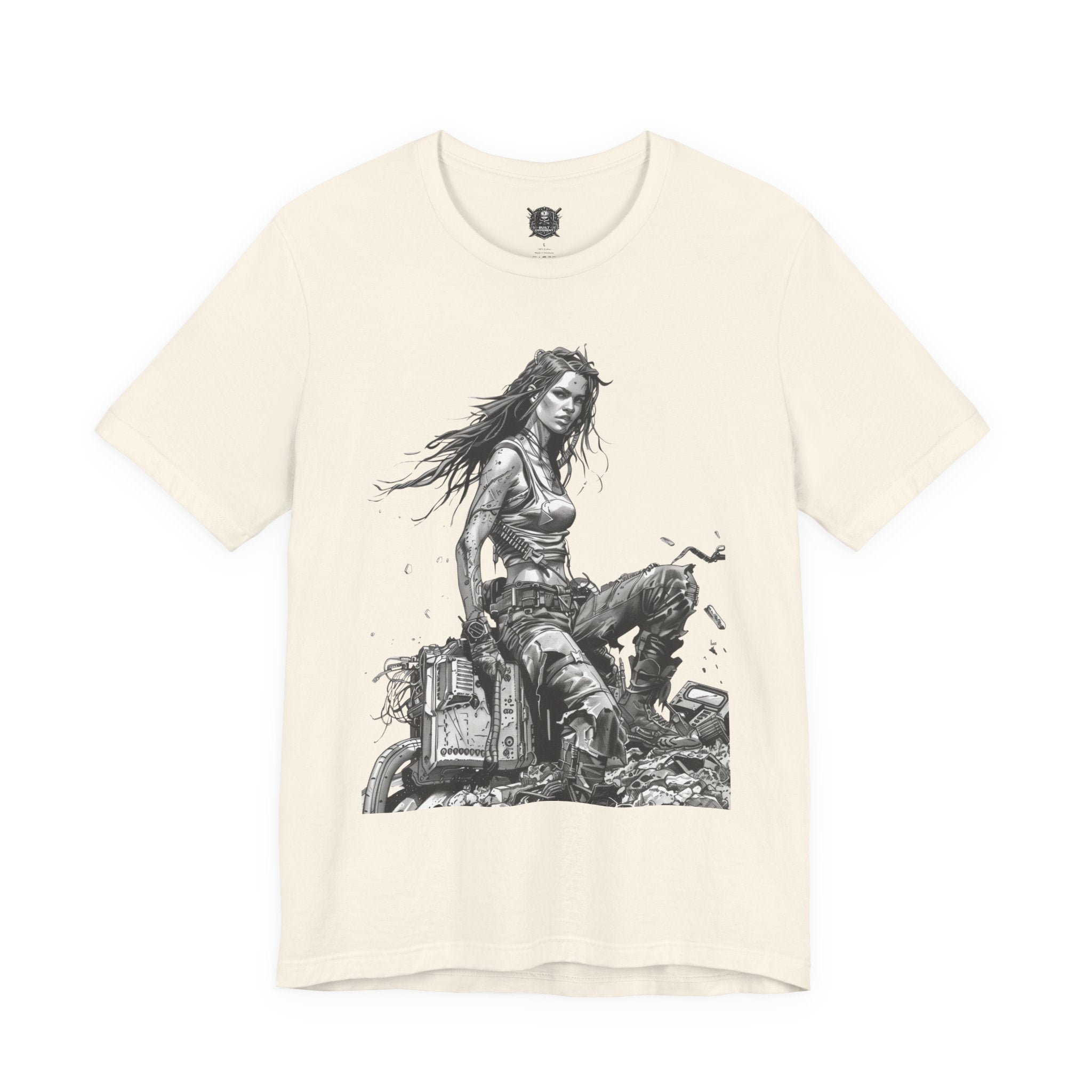 Graphic Tee — Cyberpunk Wasteland Survivor
